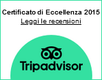Certificato di Eccellenza Tripadvisor 2015